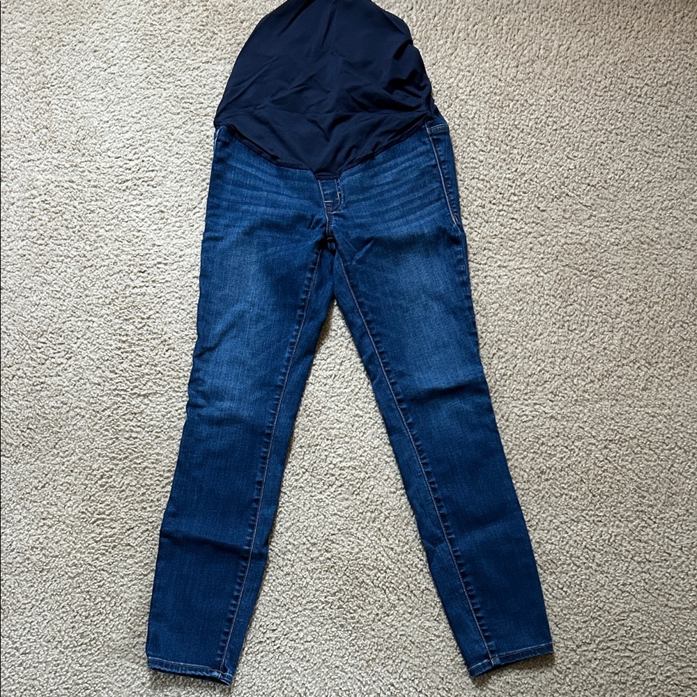 Madewell Dark Blue Maternity Jeans